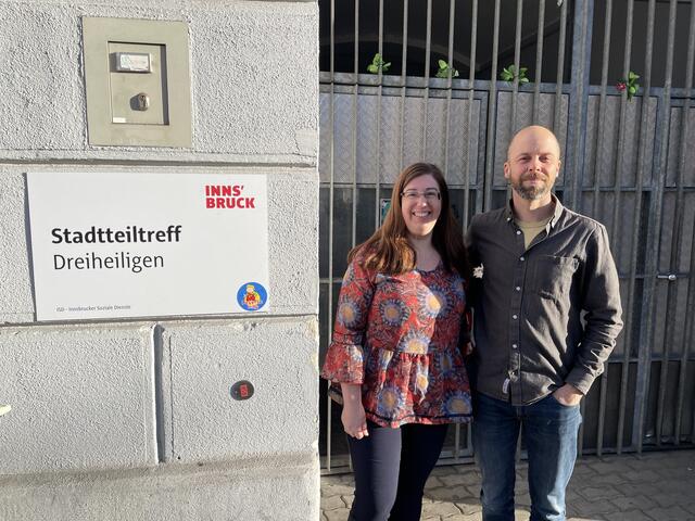 Paul Klumpner und Lydia Rudigkeit leiten die ISD Stadtteilarbeit. | Foto: Michael Steger