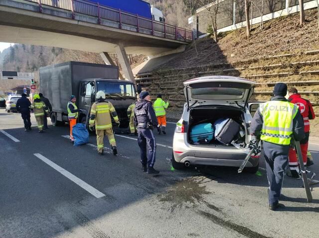 Fahrzeugkollision in Maishofen | Foto: FF Maishofen