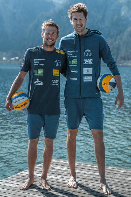 Das Beachvolleyball-Duo "Flo Lo": Florian Schnetzer und Lorenz Petutschnig. | Foto: privat