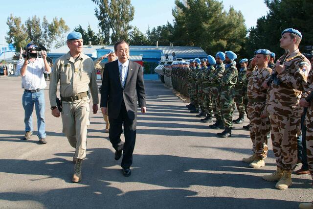 Force Commander GenMjr Wolfgang Jilke und UN Generalsekretär Ban Ki-moon | Foto: Österreichisches Bundesheer