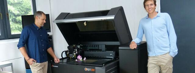 In Oberndorf wird "gedruckt" (re. Gründer Alexander Hechenberger. | Foto: Regio-Tech