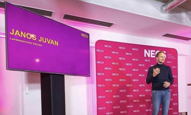 Janos Juvan (NEOS) | Foto: NEOS Kärnten