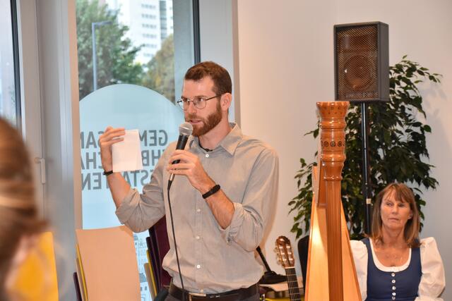Stadtteilkoordinator Clemens Maaß lud im September zur feierlichen Eröffnung des neuen Stadtteiltreffs im Campagne-Areal. | Foto: Michael Steger