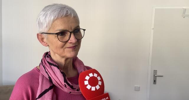 Maria Rösslhumer erklärte die Wichtigkeit von "Bakhti" in Wien.  | Foto: Patricia Hillinger
