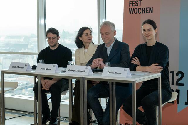 Das Kuratorenteam präsentierte das Programm der diesjährigen Wiener Festwochen. | Foto: Markus Spitzauer/RMW