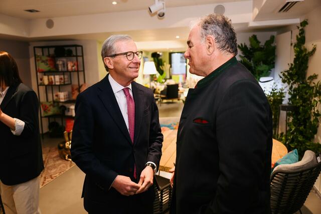 LH Wilfried Haslauer und Bartl Gensbichler | Foto: Manuel Horn