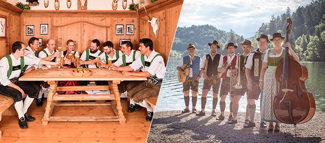 Die Inntaler und die Hallgrafen Musikanten | Foto: Alpenwelt Karwendel