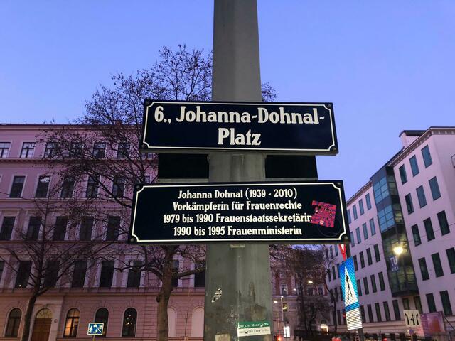 Johanna-Dohnal-Platz im Bezirk Mariahilf. | Foto: India Callender 