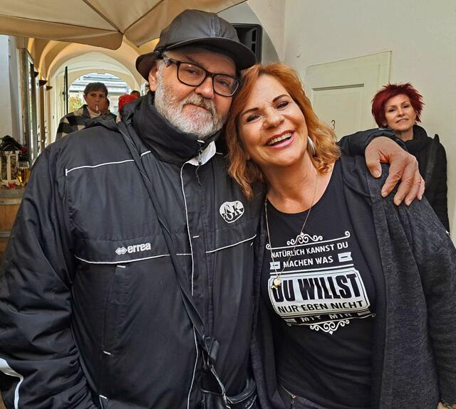 Regionaut Roland Pössenbacher mit langjähriger Freundin Gaby.