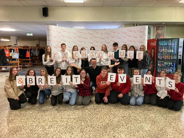 Eventmanager Thomas Breit informierte die Fachschüler über die Eventszene. | Foto: zVg