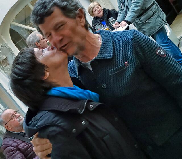 Norbert (am Foto mit seiner Frau Anita) feierte seinen 60. Geburtstag.