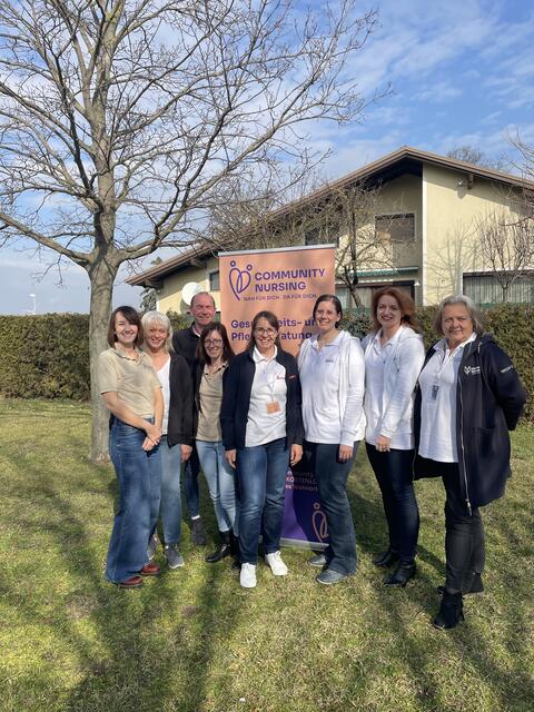 Die Community Nurses aus dem Marchfeld sind ein starkes Team. | Foto: Bendl