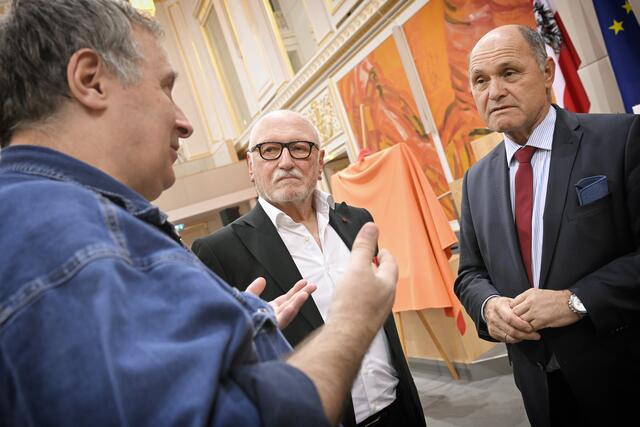 Alexander Cherkasov, Lois Lammerhuber, Wolfgang Sobotka. | Foto: Johannes Zinner