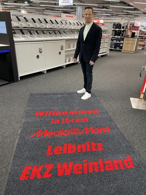 Herzlichen willkommen: Stefan Martl leitet den neuen MediaMarkt in Leibnitz | Foto: Waltraud Fischer