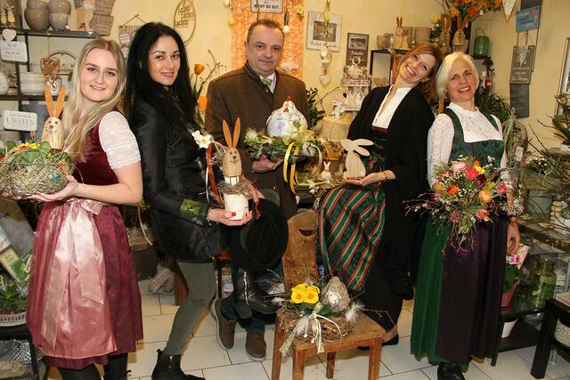 Österliches, Frühlingshaftes und Bütenzauber hat das Osterfest der Hobbykünstler am 18. und 19. März in Eibiwald zu bieten.  | Foto: Josef Fürbass