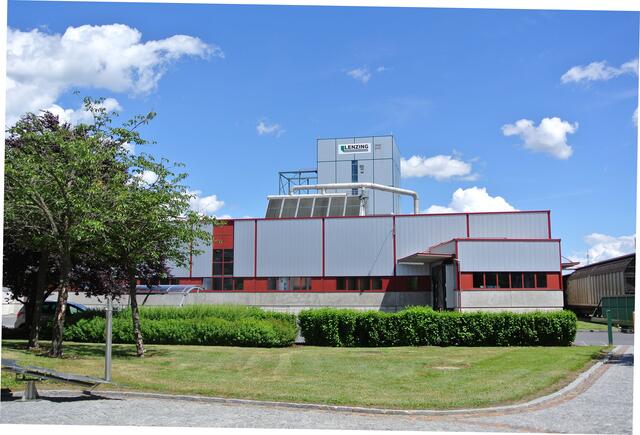 Der Faserhersteller Lenzing, der auch in Heiligenkreuz ein Werk betreibt (Bild), hat das Geschäftsjahr 2022 mit einem Minus von 37,2 Millionen Euro abgeschlossen. | Foto: Martin Wurglits