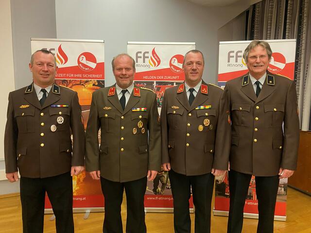 Das neue Kommando der FF Attnang. | Foto: FF Attnang