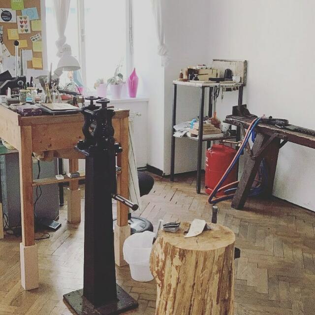 Das Atelier in der Bürgerspitalgasse. | Foto: Nadine Pramhas