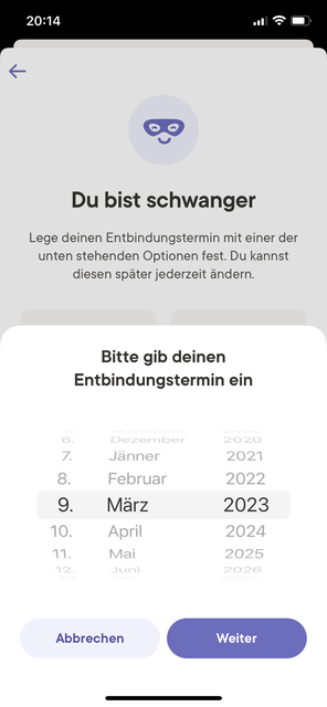 Unser App Tipp der Woche Clue Perioden Kalender ist die App von Frauen für Frauen. Mit dieser App lässt sich der eigene Menstruationszyklus im Auge behalten. Gleichzeitig ist sie perfekt für Schwangere und all jene, die einen Kinderwunsch haben. | Foto: Screenshot