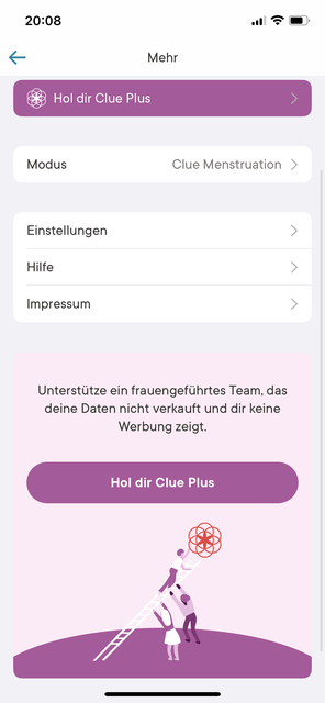Unser App Tipp der Woche Clue Perioden Kalender ist die App von Frauen für Frauen. Mit dieser App lässt sich der eigene Menstruationszyklus im Auge behalten. Gleichzeitig ist sie perfekt für Schwangere und all jene, die einen Kinderwunsch haben. | Foto: Screenshot