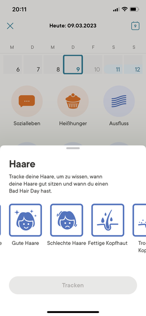 Unser App Tipp der Woche Clue Perioden Kalender ist die App von Frauen für Frauen. Mit dieser App lässt sich der eigene Menstruationszyklus im Auge behalten. Gleichzeitig ist sie perfekt für Schwangere und all jene, die einen Kinderwunsch haben. | Foto: Screenshot