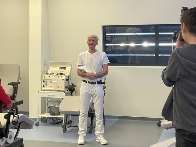Dr. Ernst Prassé, Arzt und Herstellungsleiter Europlasma | Foto: Victoria Nagy