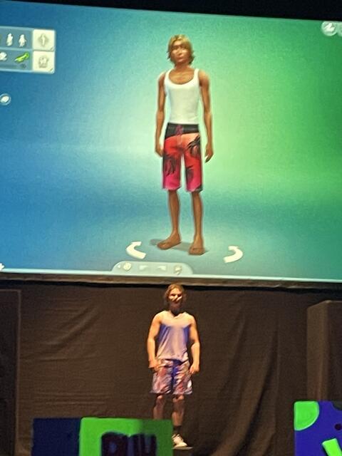 "Avatar": Spiel-Performance der 2 AHLW mit Unterstützung des Musikers Gammon bei Film und Ton | Foto: sg