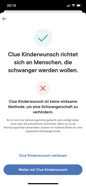 Unser App Tipp der Woche Clue Perioden Kalender ist die App von Frauen für Frauen. Mit dieser App lässt sich der eigene Menstruationszyklus im Auge behalten. Gleichzeitig ist sie perfekt für Schwangere und all jene, die einen Kinderwunsch haben. | Foto: Screenshot