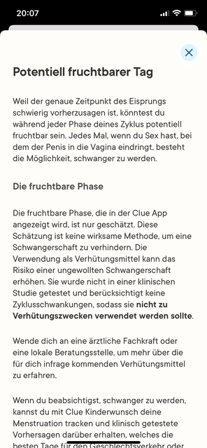 Unser App Tipp der Woche Clue Perioden Kalender ist die App von Frauen für Frauen. Mit dieser App lässt sich der eigene Menstruationszyklus im Auge behalten. Gleichzeitig ist sie perfekt für Schwangere und all jene, die einen Kinderwunsch haben. | Foto: Screenshot