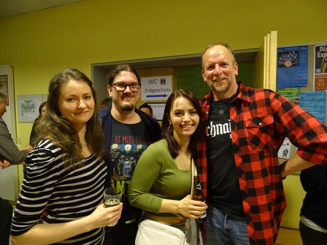 Larissa Jäch, Manuel Gerstl, Cornelia Koppel und Christoph Michalke