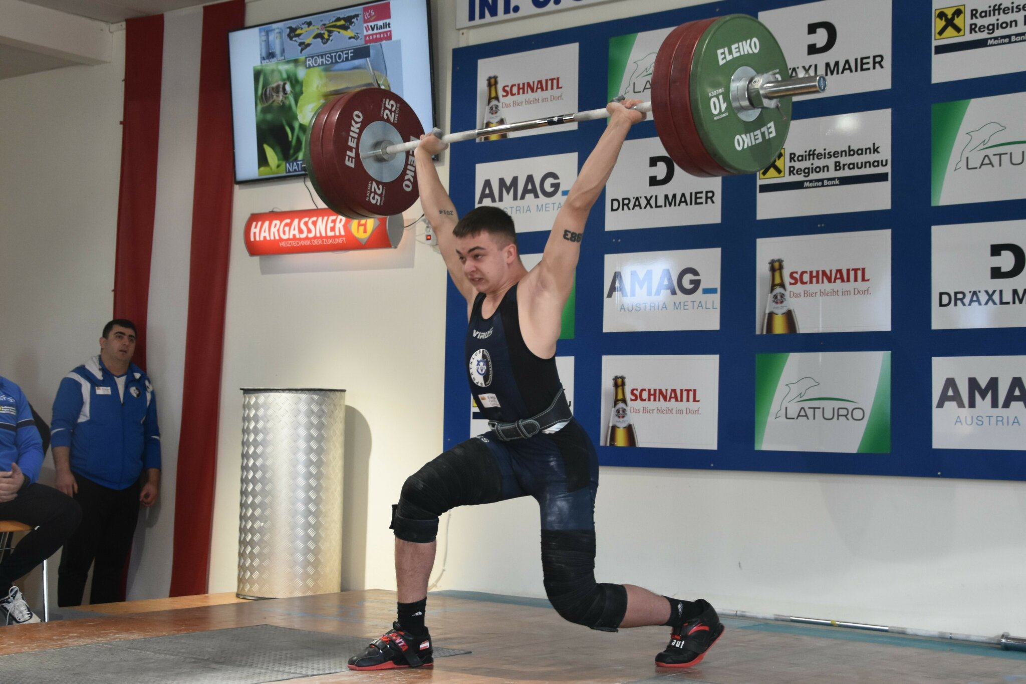 Gewichtheben Luca Modrey mit Kader Norm Lady Power am 18. März in Linz ! Linz