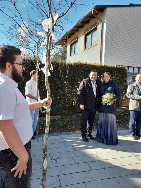 Stefan Laimer und Ulrike Greller sagten "Ja" zueinander. | Foto: Gertrude Unger