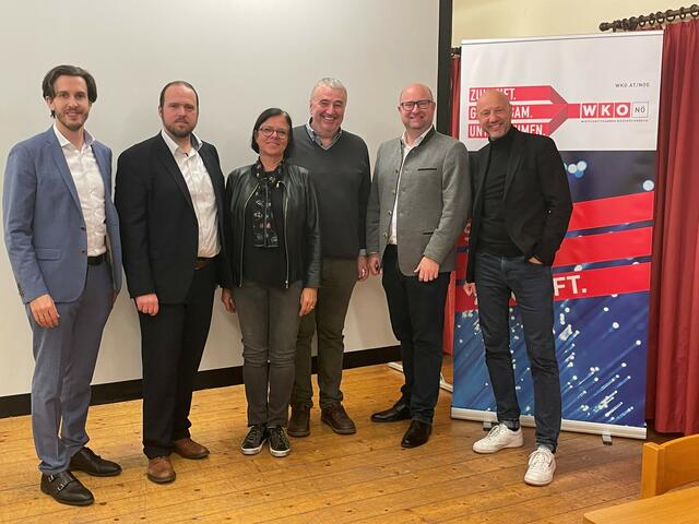 ürgen Sykora, Stefan Chlibek, Susanne Bixner-Mendel, Norbert Olsacher, Markus Fuchs und Friedrich Oelschlägel (v.l.n.r.).
 | Foto: Eva Travnicek
