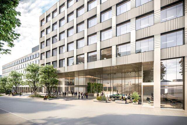 So soll das neue AKH-Zentrum ab 2025 aussehen.  | Foto: Moser Architects + Ingenos/zoomvp