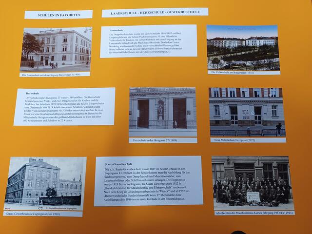 Schautafel der Ausstellung „Bildung in Wien – Die Geschichte der Schulen und Lehranstalten“  | Foto: Michael Ellenbogen