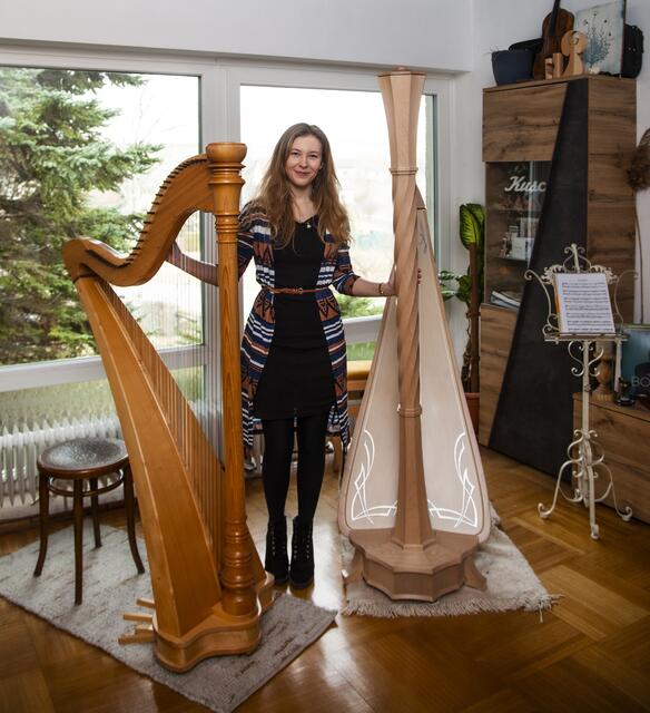 Im Musikzimmer von Petra Mallin. | Foto: Regina Courtier