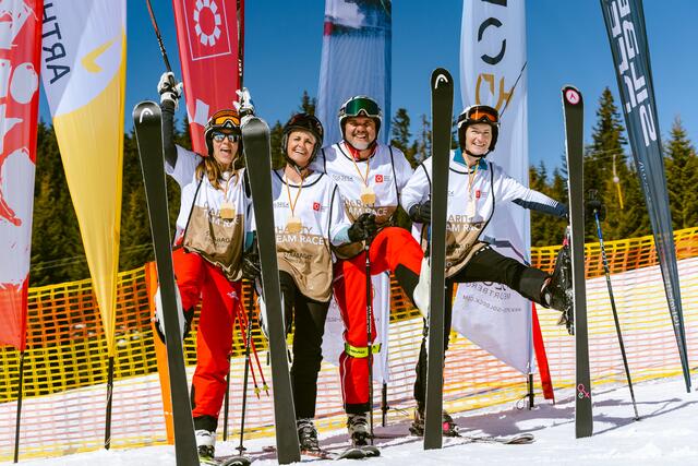 Das Siegerteam Strabag IT: Birgit Glanznig, Verena Auer, Bernd Glanznig, Christina Untermoser | Foto: Zippo Photography