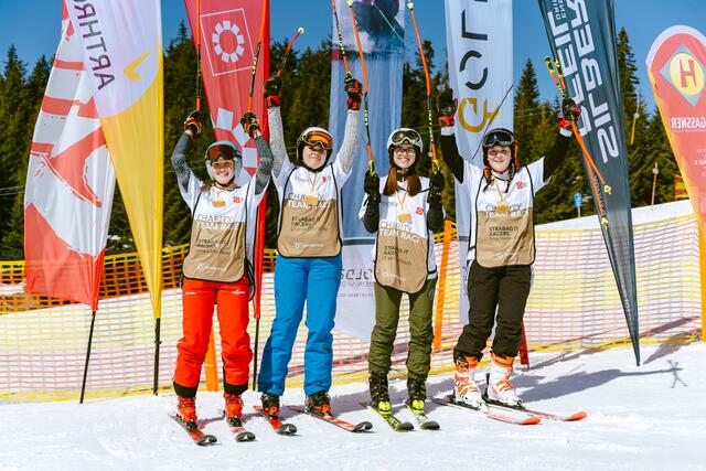 Strabag IT Racers: Jana-Lena Auer, Leonie Glanznig, Aileen Puffitsch, Emily Madlen Untermoser | Foto: Zippo Photography