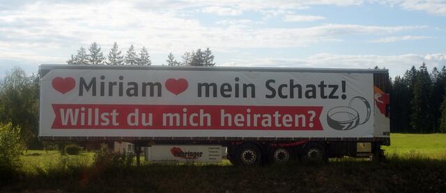 ... und sie hat JA gesagt. | Foto: Lehner