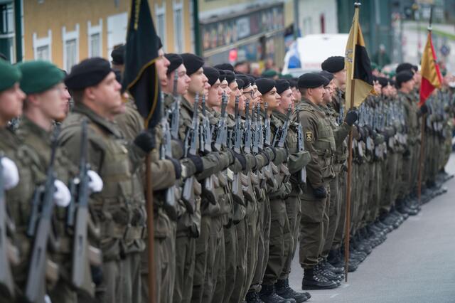 Angelobung und Jubiläum in Allentsteig. | Foto: Bundesheer/Pusch