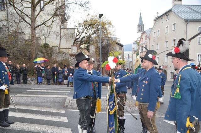 Die Speckbacher Schützenkompanie Hall hat am Wochenende ihren 89. Schützenjahrtag gefeiert. | Foto: Martina Mair