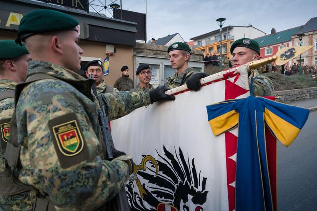 Angelobung und Jubiläum in Allentsteig. | Foto: Bundesheer/Pusch