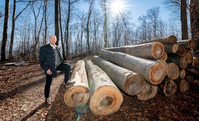 Einen strukturreichen stabilen Wald zu erhalten, zählt zu den Aufgaben der Stadtwaldpflege, so Stadtförster Christian Neureiter.  | Foto: Stadt Salzburg/Alexander Killer