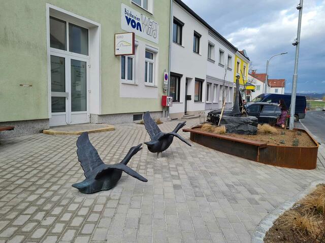 Die Gänse des Künstlers Peter Lehner | Foto: Otto Krcal