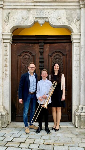 Jakob Striednig, Kl. Jakob Ebner, Korrepetitiorin Regina Wiesflecker | Foto: Musikschule Spittal