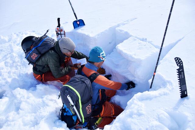 Aktuell kommt es auf Grund von Wärme und Sonnenstrahlung zur Durchfeuchtung und dadurch zu einer Schwächung der Schneedecke. | Foto: © Land Tirol/Pölzl