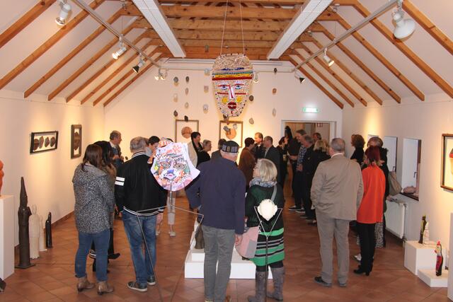 Große Interesse herrschte schon bei der Ausstellungseröffnung. | Foto: RegionalMedien Steiermark/Hofmüller