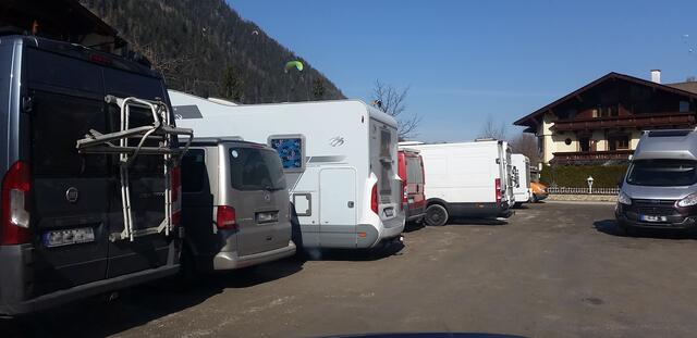 Schon ab Donnerstag Aufstellung der Wohnmobile | Foto: Tiroler Bergwacht - Einsatzstelle Stubai