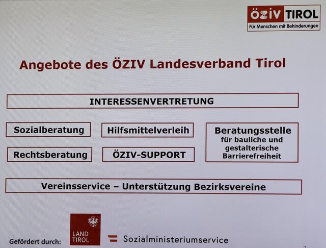 Angebote des ÖZIV Landesverband Tirol. | Foto: Neuner