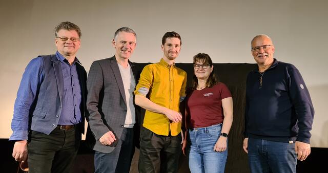 Franz Hörmann, Martin Leonhardsberger, Clemens Maria Schreiner, Andrea Bouton und Otmar Garschall. | Foto: Stadtgemeinde Mank